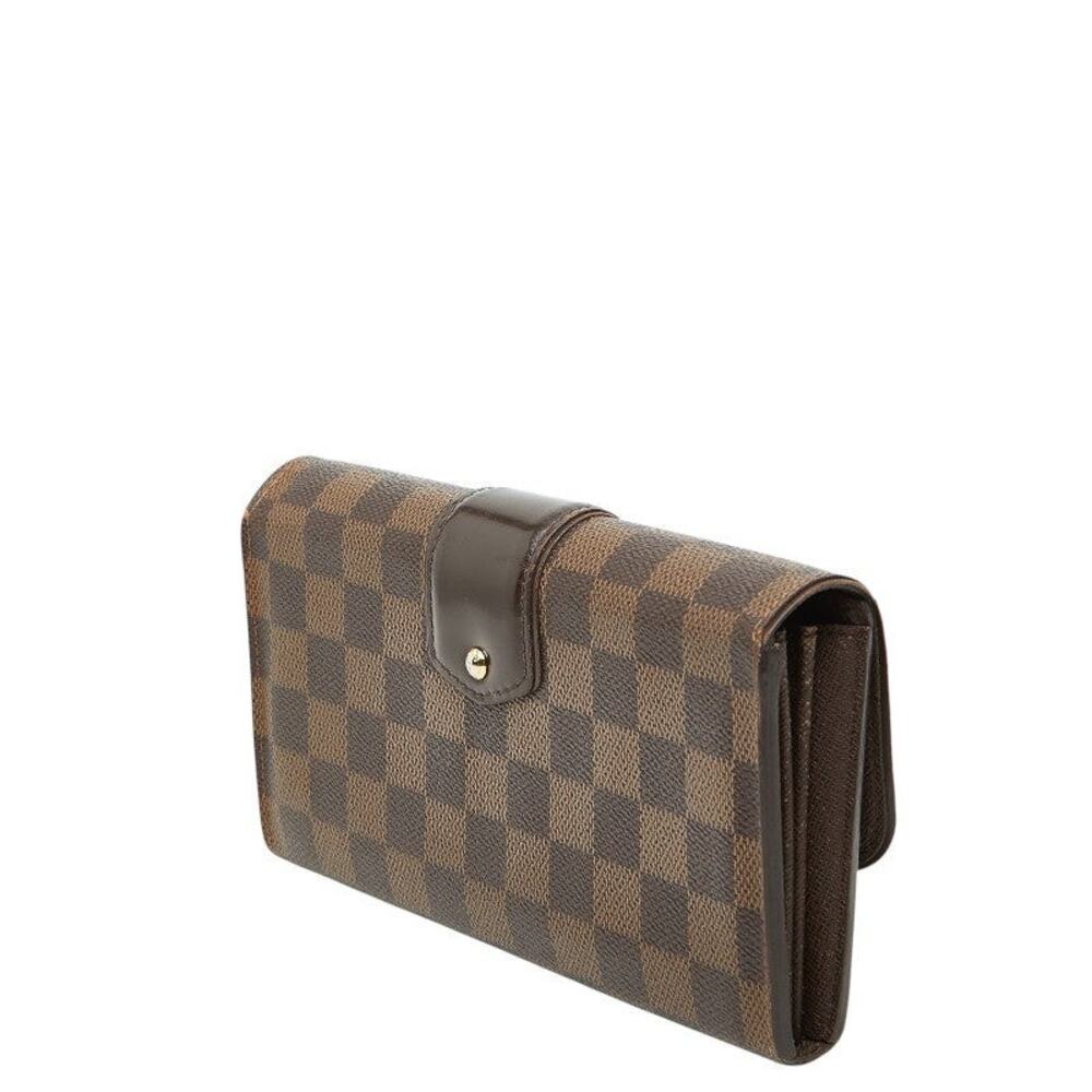 Louis Vuitton Damier Ebene Sistina Long Wallet Brown - Picture 4 of 14
